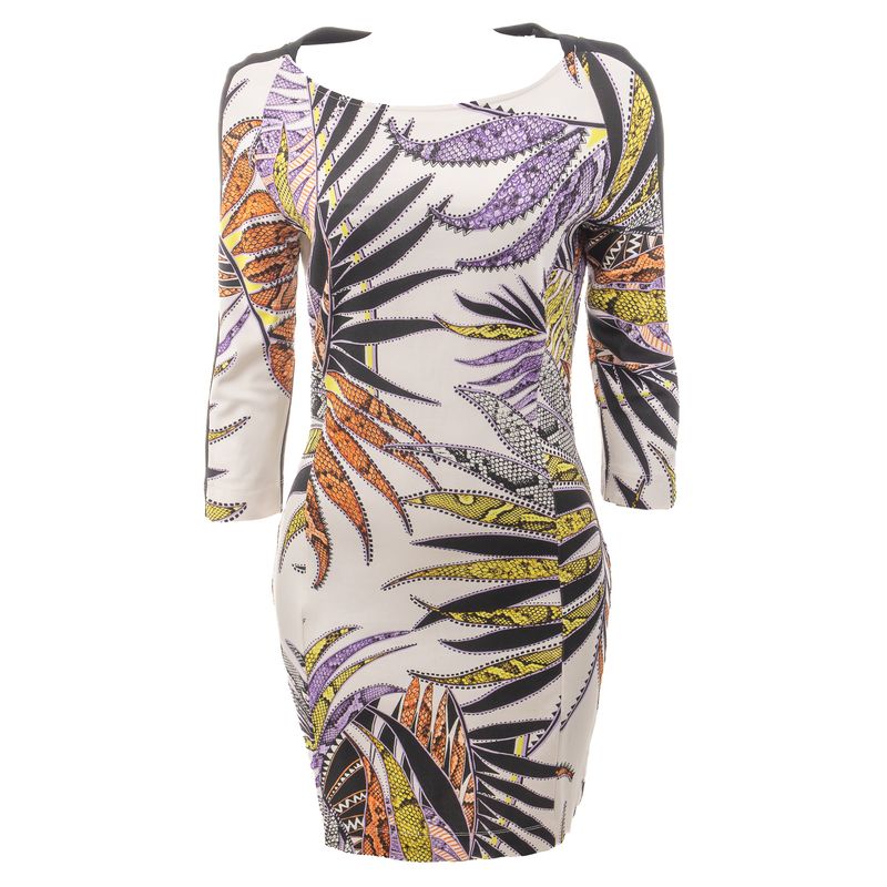 Vestido-Just-Cavalli-Estampa-Folhas-Fundo-Branco