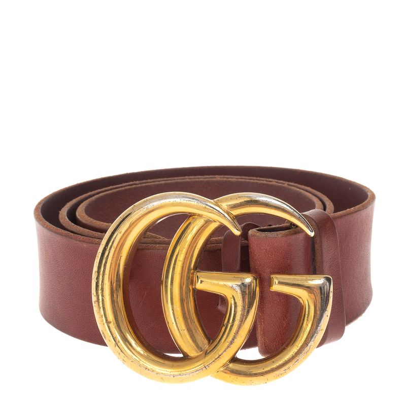 Cinto-Gucci-Double-G-Couro-Vermelho