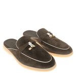 Sapato-Loro-Piana-Mule-Charms-Walk-Verde-Musgo