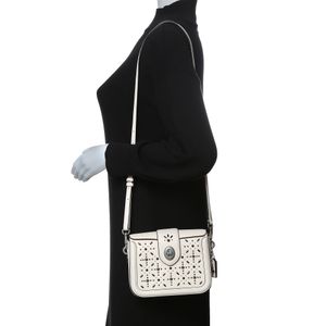 Bolsa Coach Aplicações Branca
