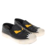 Tenis-Fendi-Slip-On-Monster-Preto