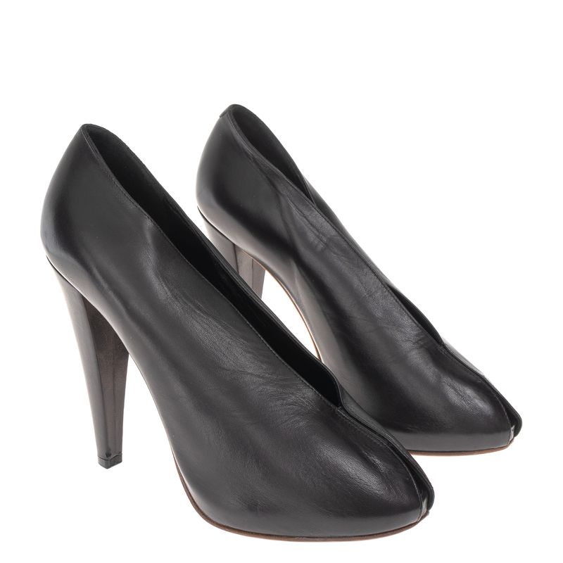 Sapato-de-Salto-Celine-Couro-Preto