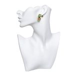 Brinco-Swarovski-Millenia-Dourado-e-Verde-