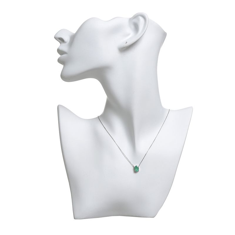 Colar-Victoria-Sayeg-Solitario-Esmeralda-em-Ouro-Branco