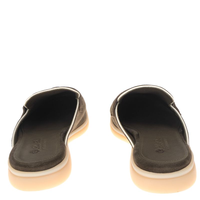 Sapato-Loro-Piana-Mule-Charms-Walk-Verde-Musgo