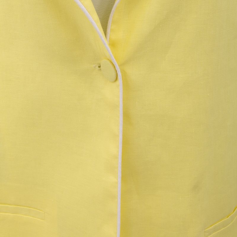 Blazer-Carol-Bassi-Vermont-Linho-Amarelo-Neon