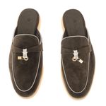 Sapato-Loro-Piana-Mule-Charms-Walk-Verde-Musgo