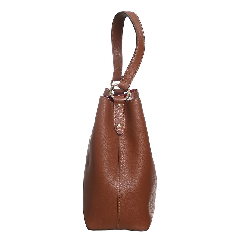Bolsa-Coach-Bucket-Couro-Marrom-