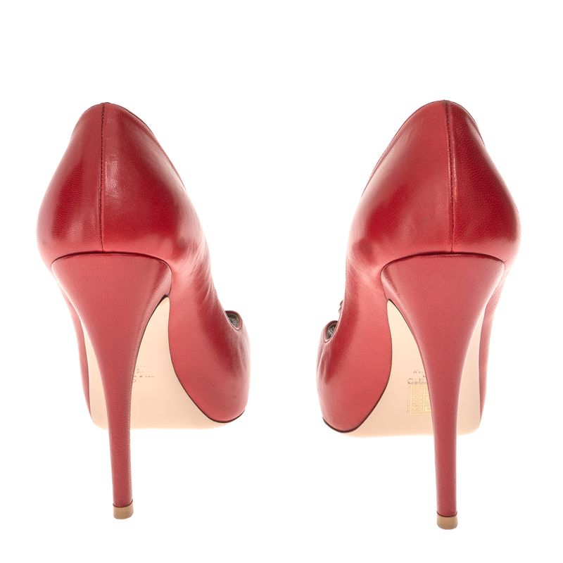Sapato-Valentino-Peep-Toe-Couro-Vermelho