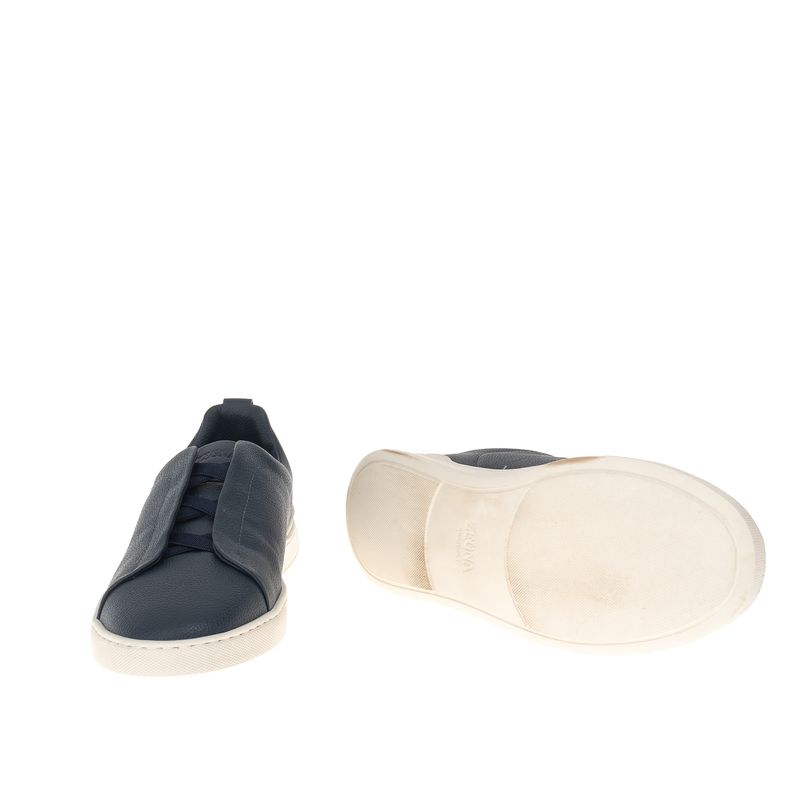 Tenis-Ermenegildo-Zegna-Slip-On-Couro-Azul