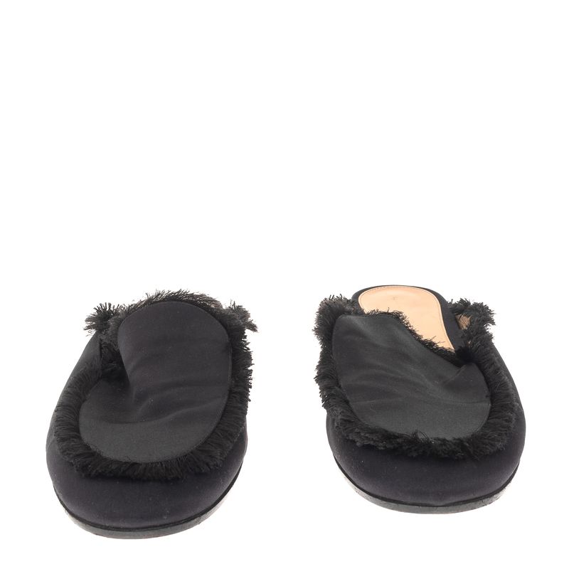 Sapato-Gianvito-Rossi-Mule-Franjas-Preto