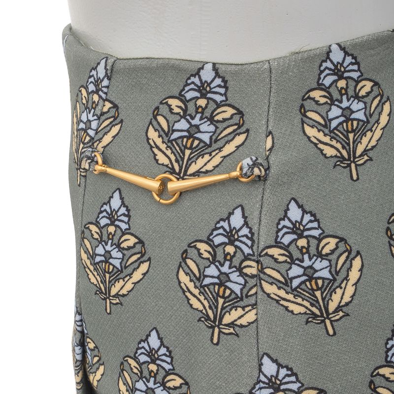 Saia-Tory-Burch-Estampada-Verde