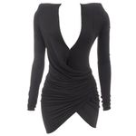 Vestido-Alexandre-Vauthier-Drapeado-Preto