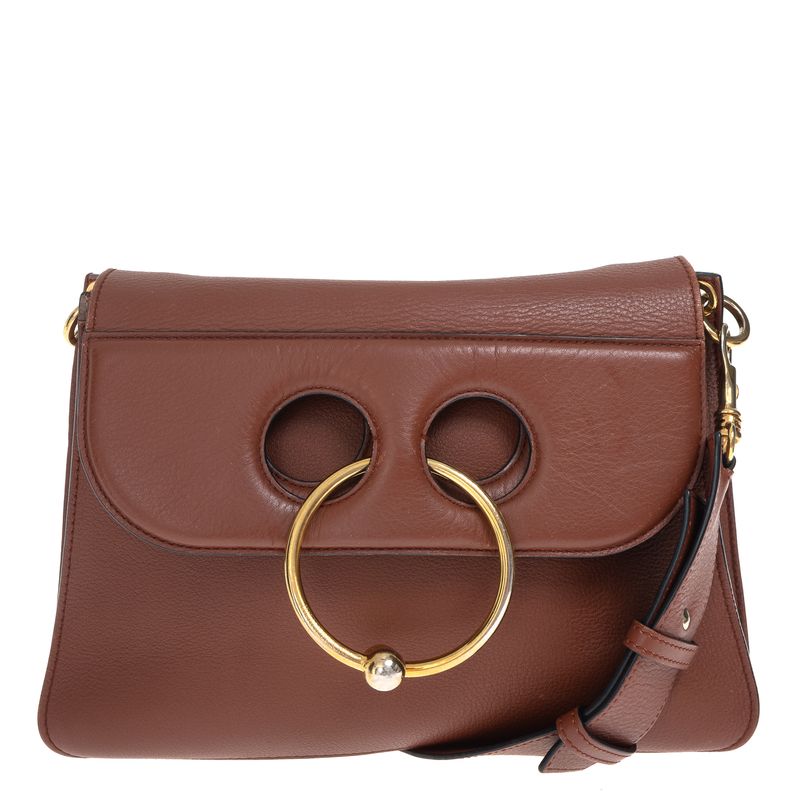 Bolsa-JW-Anderson-Pierce-Bag-Couro-Marrom