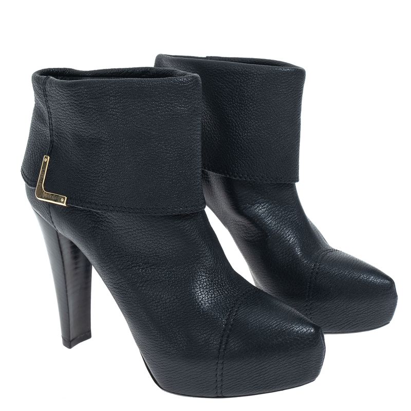 Bota-Louis-Vuitton-Couro-Preto