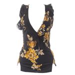 Blusa-Roberto-Cavalli-Preta-Floral-Amarelo