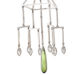 Brinco-Ara-Vartanian-Ouro-Branco-com-Turmalina-Verde-e-Diamantes