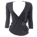 Blusa-Versace-Transpassada-Preta