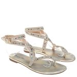 Sandalia-Christian-Dior-Rasteira-Cobra-com-Cristais-Dourada