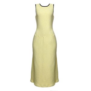 Vestido Ganni Atoalhado Amarelo