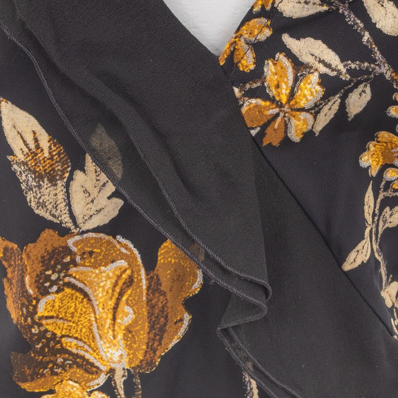 Blusa-Roberto-Cavalli-Preta-Floral-Amarelo