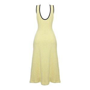 Vestido Ganni Atoalhado Amarelo