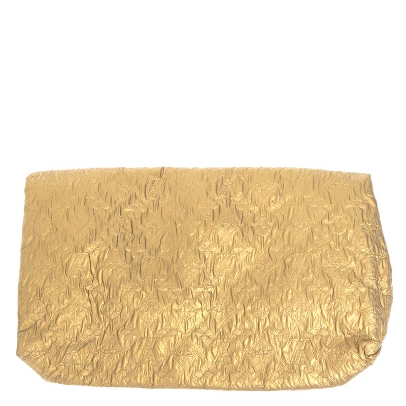 Clutch-Louis-Vuitton-Limelight-Couro-Dourado-