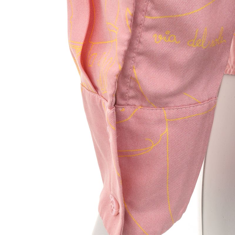 Camisa-Emilio-Pucci-Seda-Rosa-e-Amarelo
