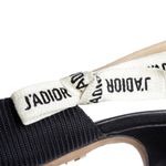 Sapato-Christian-Dior-Slingback-Texturizado-Preto-