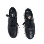Tenis-Prada-Triangulo-Couro-Preto