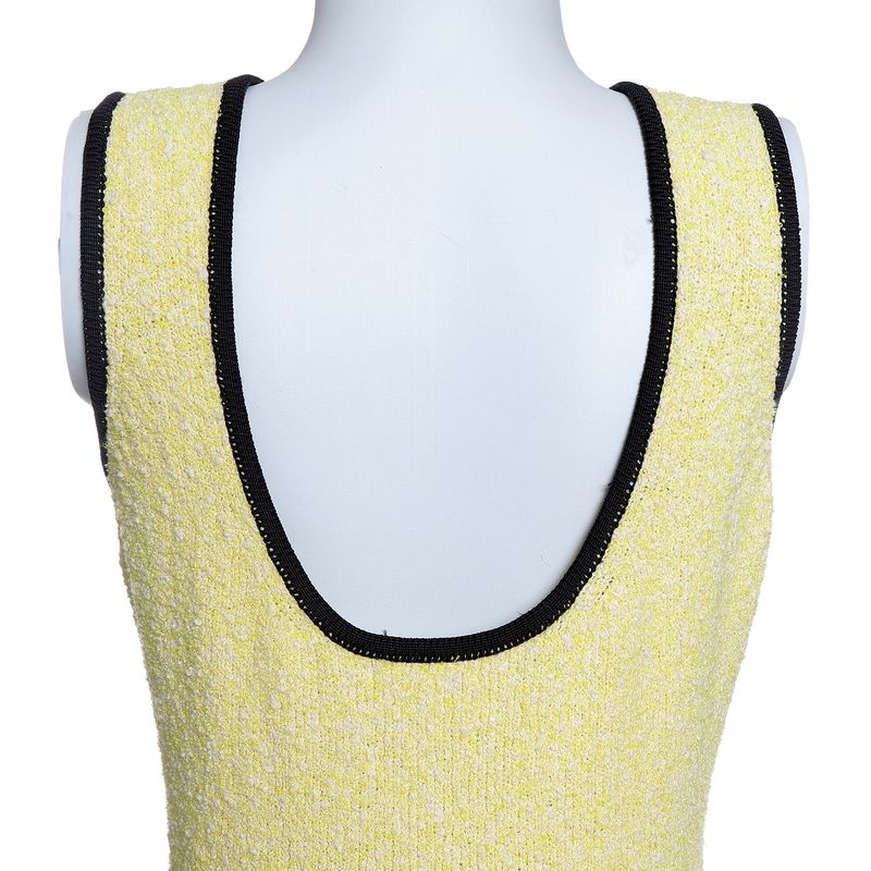 Vestido-Ganni-Atoalhado-Amarelo-