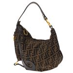 Bolsa-Fendi-Hobo-Zucca-Marrom