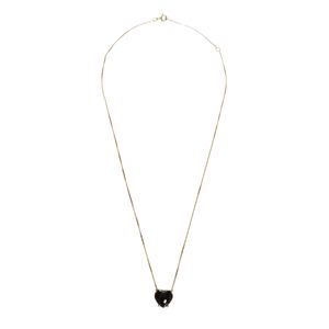 Colar Jack Vartanian Ouro Amarelo Coração Negro