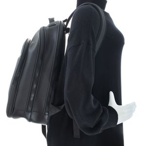 Mochila Montblanc Couro Preto