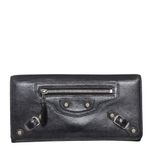 Carteira-Balenciaga-Continental-Couro-Preto