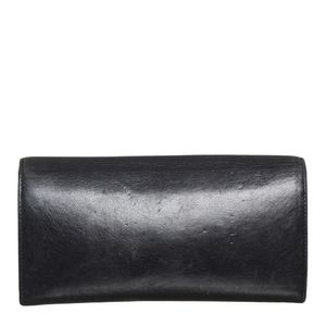 Carteira Balenciaga Continental Couro Preto