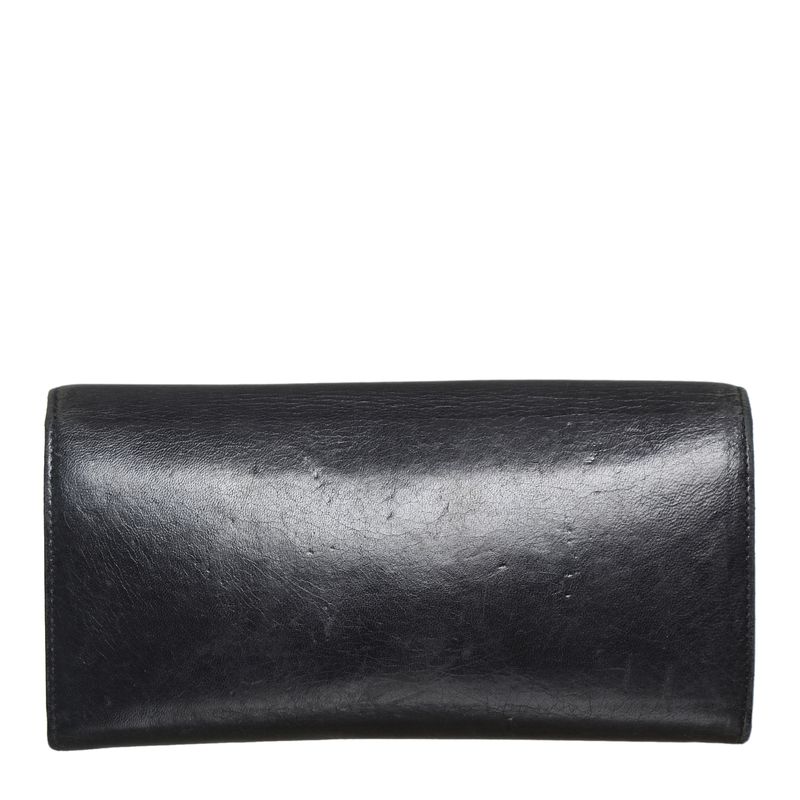Carteira-Balenciaga-Continental-Couro-Preto