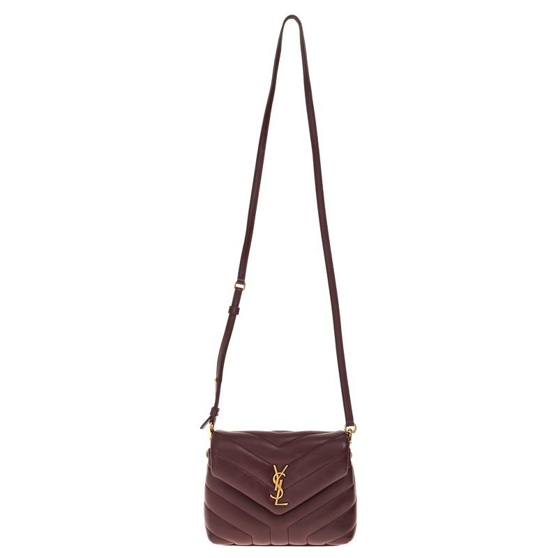 Bolsa-Saint-Laurent-Loulou-Toy-Vinho