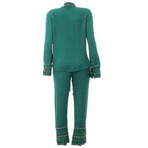 Conjunto The Lilie Bambu e Seda Verde