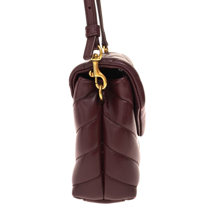Bolsa-Saint-Laurent-Loulou-Toy-Vinho
