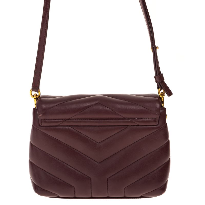 Bolsa-Saint-Laurent-Loulou-Toy-Vinho
