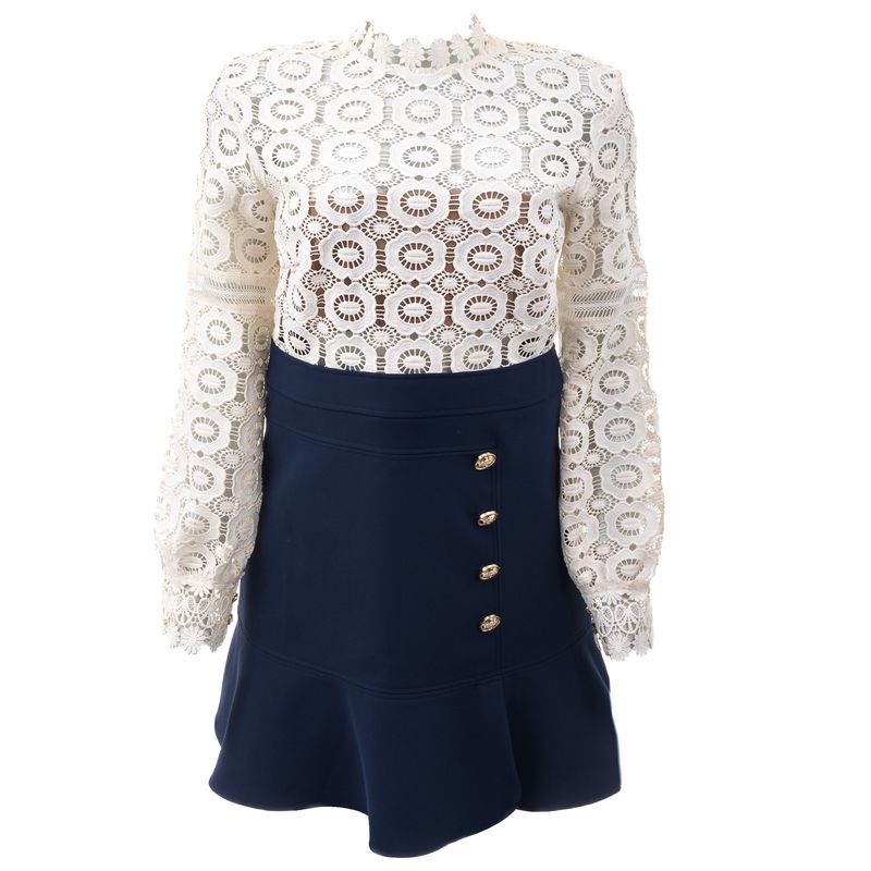 Vestido-Self-Portrait-Rendado-Branco-e-Azul
