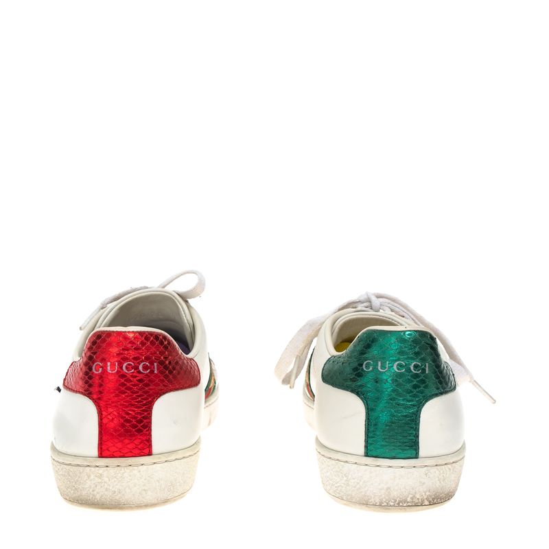 Tenis-Gucci-Ace-Abacaxi-e-Joaninha