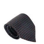 Gravata-Saint-Laurent-Estampada-Vinho-e-Azul-
