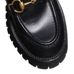 Mocassim-Gucci-Tratorado-Preto-e-Horsebit