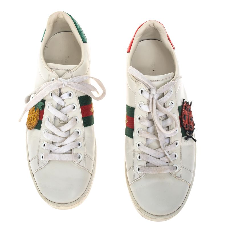 Tenis-Gucci-Ace-Abacaxi-e-Joaninha