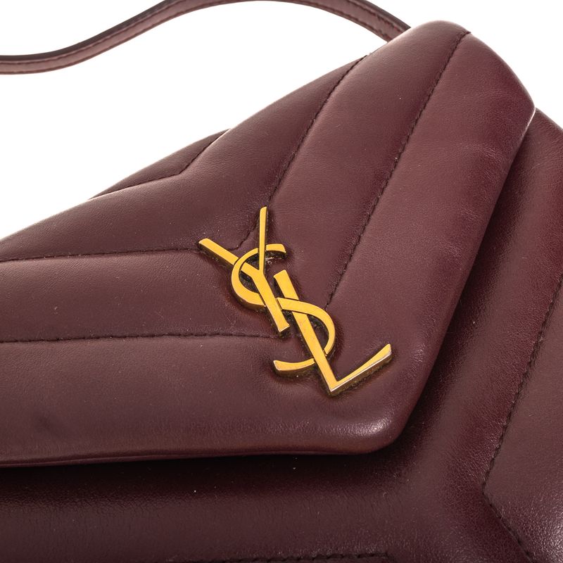 Bolsa-Saint-Laurent-Loulou-Toy-Vinho