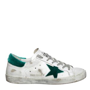 Tênis Golden Goose Superstar Branco e Verde