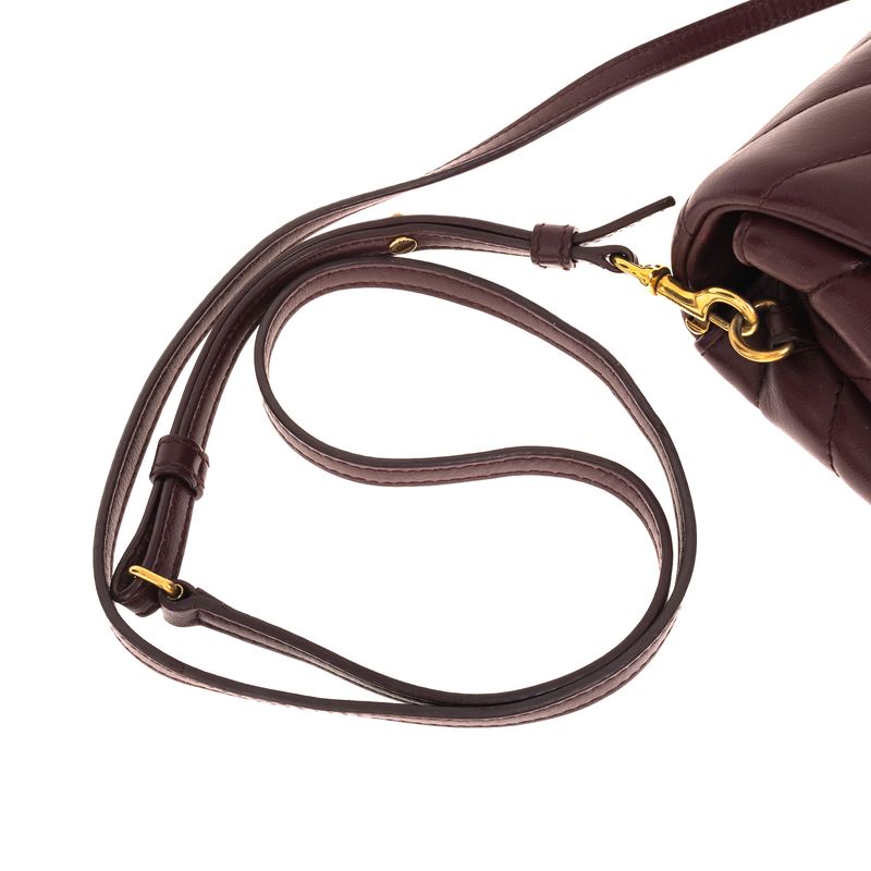 Bolsa-Saint-Laurent-Loulou-Toy-Vinho