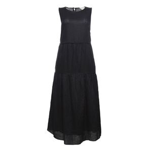 Vestido Cris Barros Linho Preto